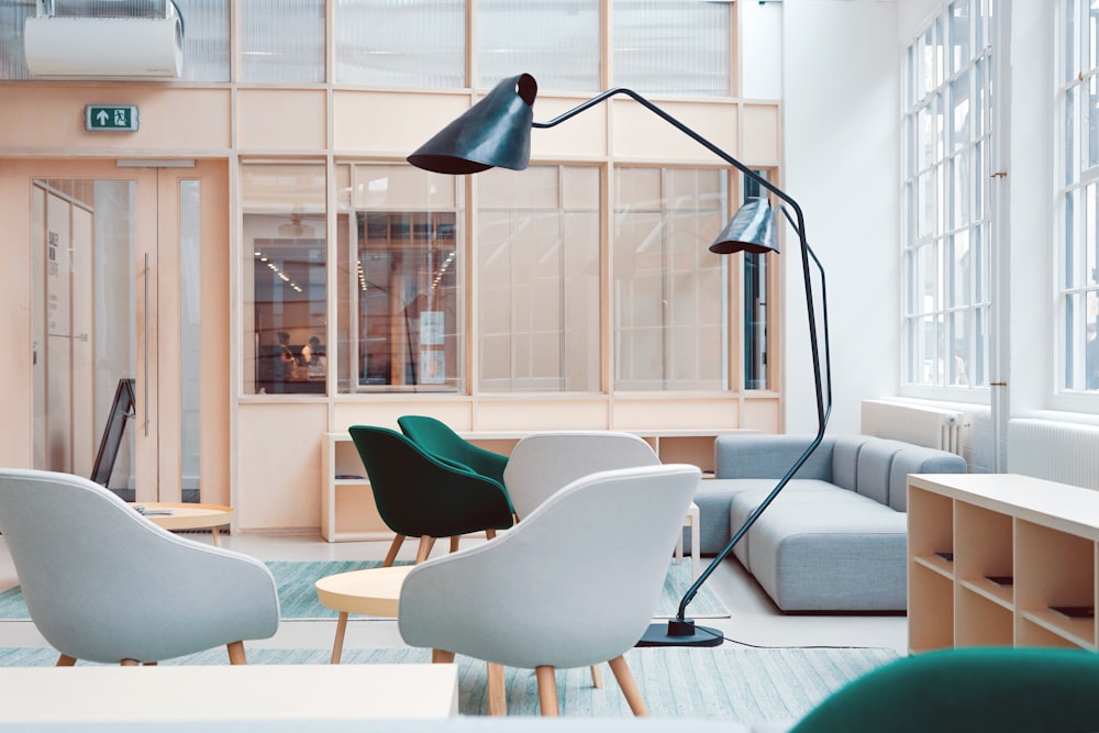 لاونج واستراحة بيئة العمل العصرية
