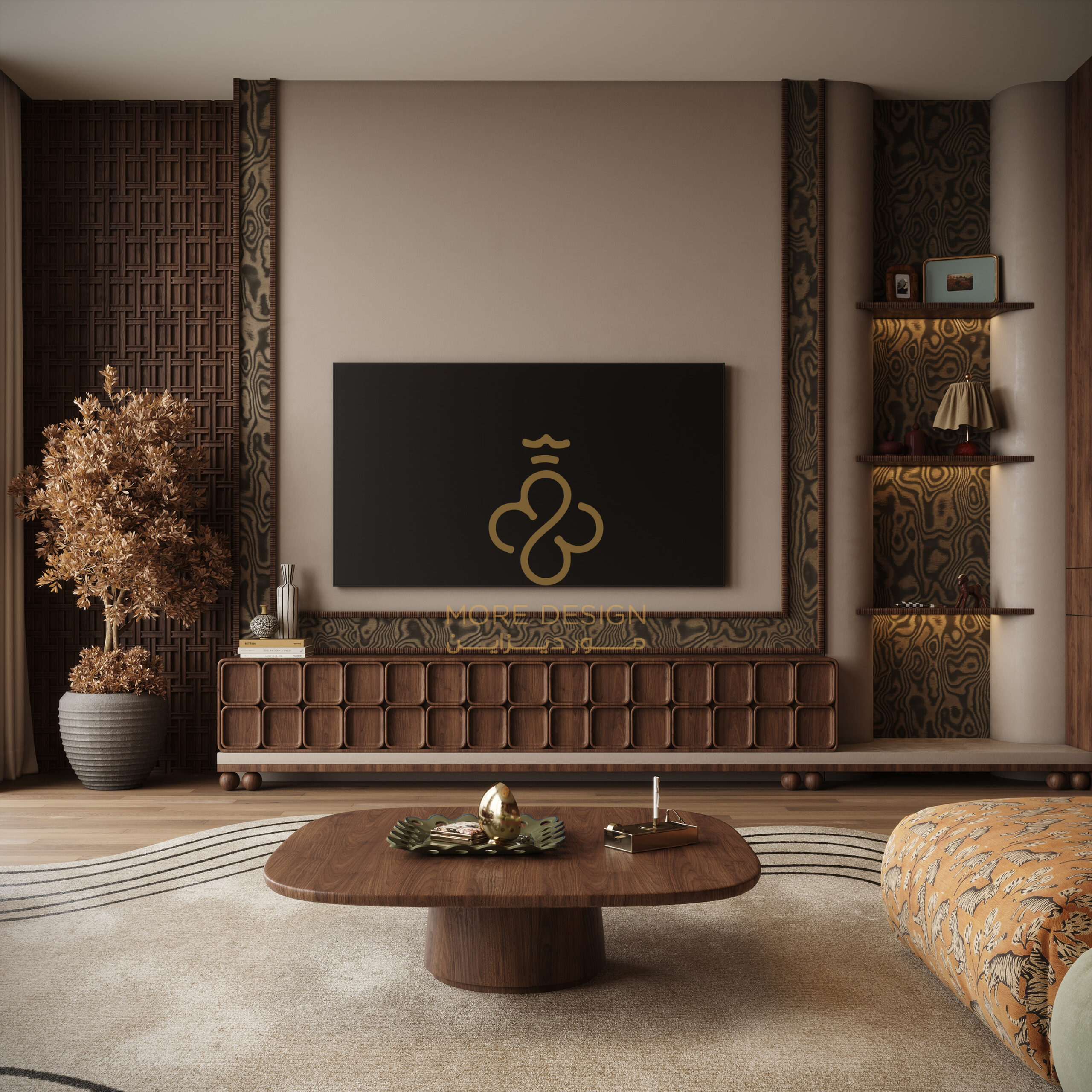 صالة فيلا خاصة – Private Villa Living Room | الرياض